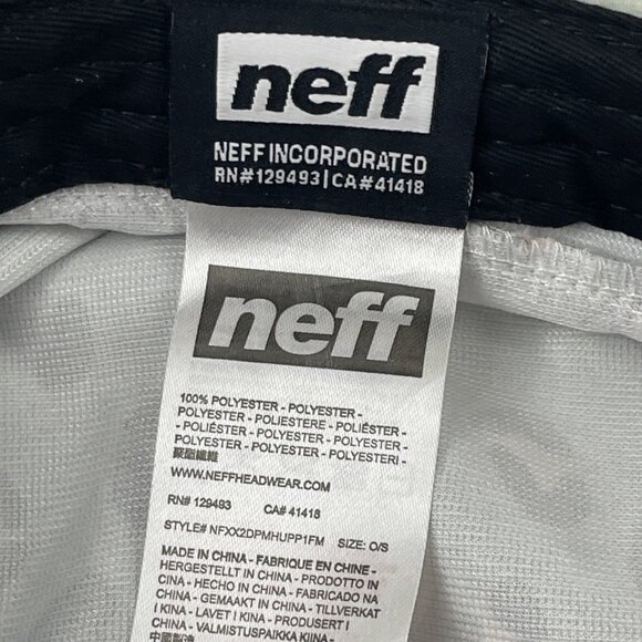 Neff Boonie Hat Adult OS Leopard Print Chin Strap Poly Canvas - Picture 8 of 10